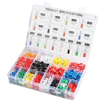 Cold-pressed terminal block VE tube pin set crimping pliers wire copper nose air switch crimping cap connector
