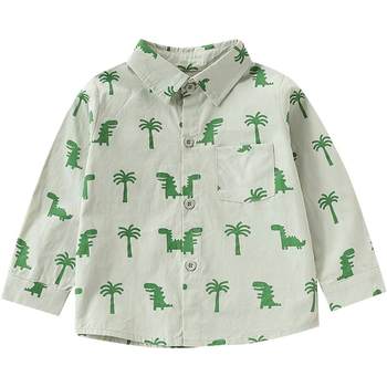 Pure cotton new spring and autumn shirts, children's clothing, hamiki style