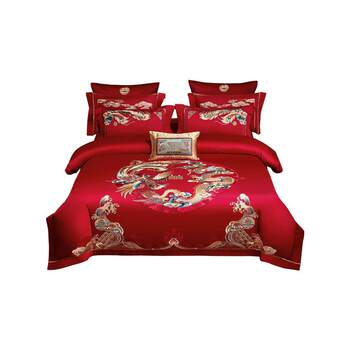 Mercury home textiles 60s long-staple cotton six-piece wedding set