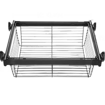 DESI wardrobe basket drawer-type cloakroom pull-out trouser rack retractable slide trouser storage track push-pull