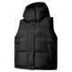 SW White Duck Down Sports Down Vest Women's Short Style