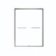 Rifeng extremely narrow double sliding door