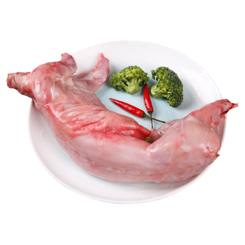 Extra large rabbit meat, freshly killed and authentic rabbit