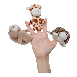 Justbecausesmall animal set finger puppet butterfly