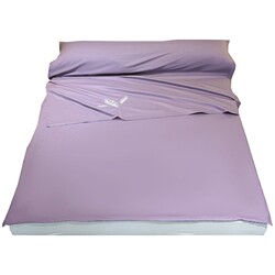 100S Pure Cotton Long-Staple Cotton Dirt-Resistant Sleeping Bag Pure Cotton Travel Adult Bed Sheet Duvet Cover Four-Piece Set Portable for Business Trips