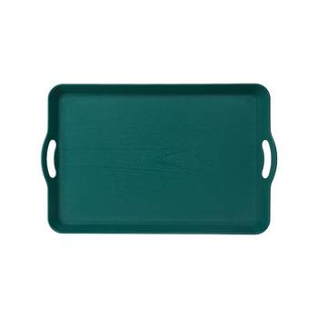 Rectangular tray plastic non-slip commercial restaurant serving dishes