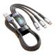 100w one to three fast charging data cable