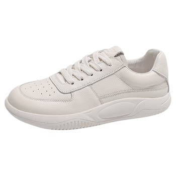 Sports casual shoes genuine leather white shoes