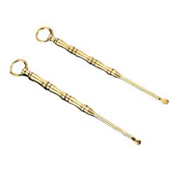 Handmade Copper Ear Pick, Brass Ear Pick, Luminous Ear Pick, Traditional Pure Copper Adult Stainless Steel Ear Cleaning Tool