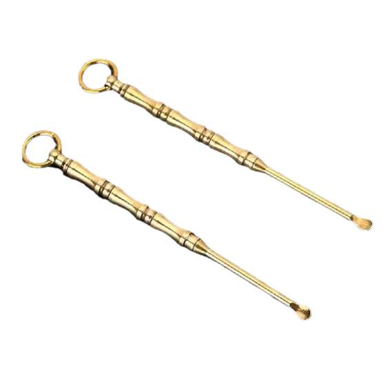 Brass ear picking tool
