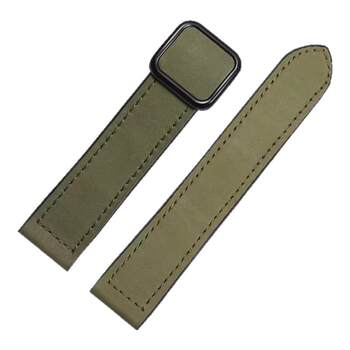 Genuine leather magnetic silicone watch strap adapted to citizen casio seiko armani king omega watch chain