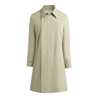 Navigare意大利小帆船长款翻领风衣女士2025秋季新款休闲外套大衣