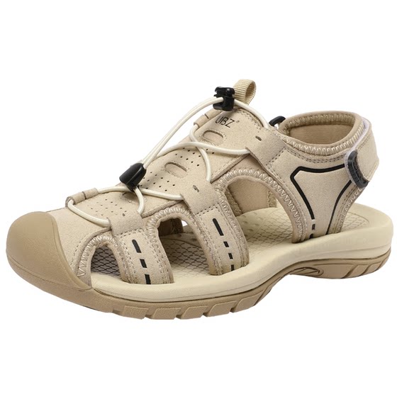 UBZ Outdoor Stream Shoes 2025 Women's New Summer Baotou Wading Sports Thick-soled Men's Beach Roman Sandals
