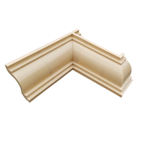 European Roman column villa exterior wall decoration cement gutter line eaves line mold eaves dripping along the eaves line