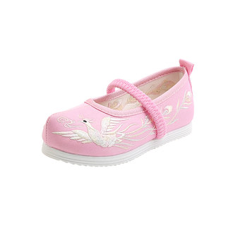 Children's embroidered shoes, girls' cloth shoes and velvet hanfu shoes
