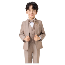 Romon boys suit spring and autumn new style childrens small host flower girl dress big children piano performance clothes