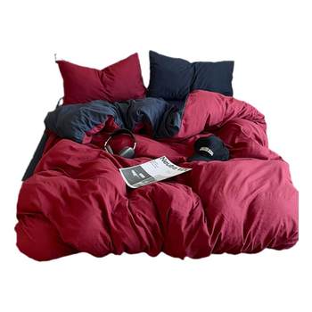 Fried chicken soft fufu~ pure cotton color combination four-piece set