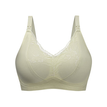 Mchiley nursing bra big breast lace postpartum breastfeeding special large size maternity bra pregnancy cotton women's suction