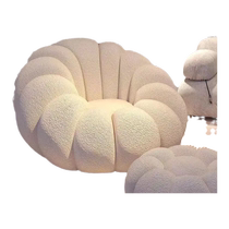 Naizhai lazy sofa can lie down and sleep small sofa bedroom balcony pumpkin chair cream style lazy chair tatami