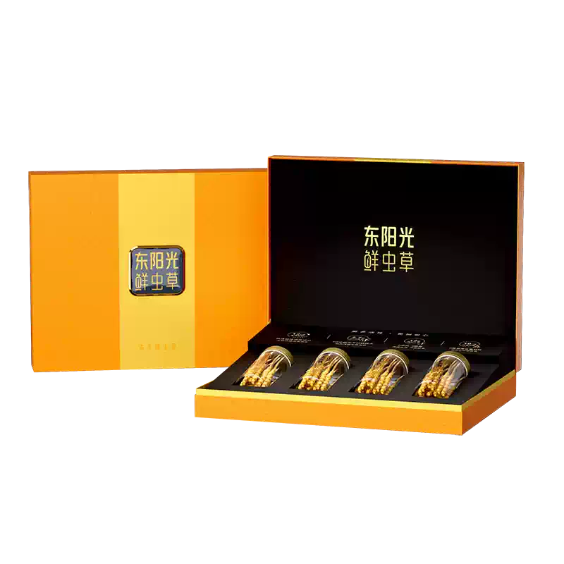 特級(4600)　东阳光　冬虫夏草 7本セット 东阳光冬虫夏草旗舰店正品冻干鲜虫草20克高档礼盒补品干货营养品-淘宝