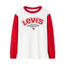 (Self-operated) (New Year Series) Levis Levis Girls Long Sleeve T-Shirt Spring New Year Bottoming Casual Top