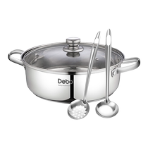 Debo Wyatt stainless steel hot pot large diameter soup pot 30cm DEP-DS289