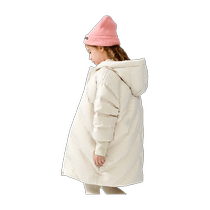 Snow Flying Kids Childrens Clothing Childrens Down Jacket 2023 New Style Boys Solid Color Girls Middle and Large Childrens Down Jacket