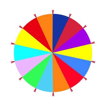 Rainbow umbrella children's game equipment early education outdoor