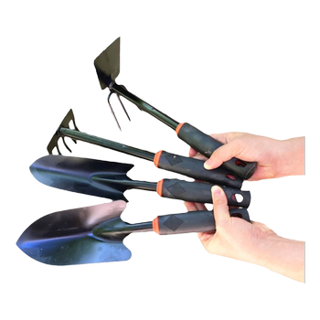 Tools for growing vegetables, shovels for growing flowers, digging soil and catching the sea