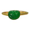 Myanmar natural grade A jadeite Ruyi head ring