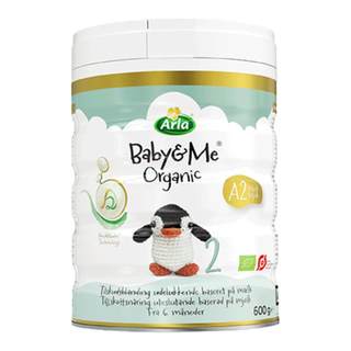 Импортное органическое сухое молоко arla, 2 секции, 600 г/банка.