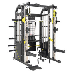 Gantry fitness equipment household Smith machine squat bench press rack multi-functional fitness equipment comprehensive training device