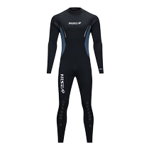 HISEA diving suit thickened mens one-piece long-sleeved warm 5MM jellyfish suit deep snorkeling suit adult professional surfing suit