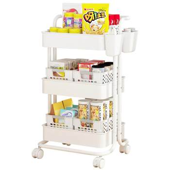 Maternity and baby products trolley storage rack mobile storage rack