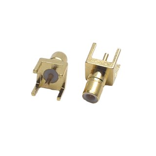 Gold-plated copper male socket four-pin plug