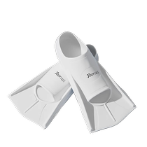 Swimming fins for men and women freestyle duck feet childrens diving special silicone short fins breaststroke training equipment