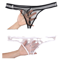 Breathable Low Waist Mesh Breathable Mens Underwear Boxer Briefs Mens Shorts Head Mesh Underwear Low Waist Mesh Thong