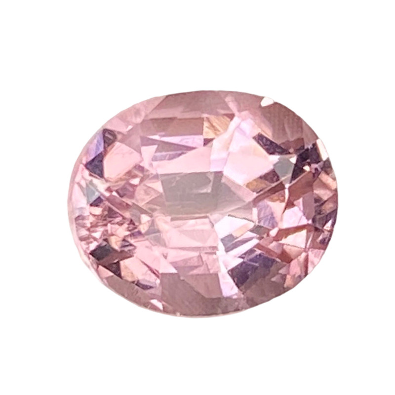 Beautiful 1.4 carat natural pink tourmaline loose stone oval