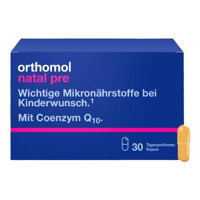 orthomol Austrian Shibao German active folic acid preparation vitamin folic acid tablets coenzyme Q10 for pregnant women during pregnancy