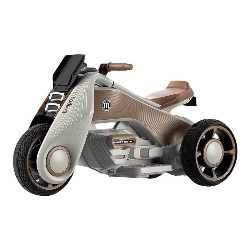 Maidomi children's electric motorcycle can sit on