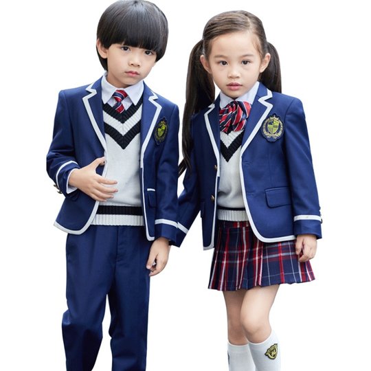 幼儿园园服秋冬装男女英伦风儿童西装班服春秋季小学生校服套装9