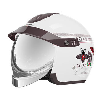 Newly upgraded aurora silver-plated rainproof lens warm helmet