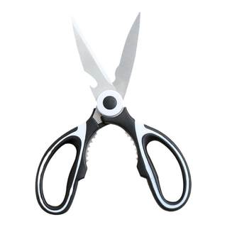 Multi-functional kitchen scissors for household use especially for killing fish