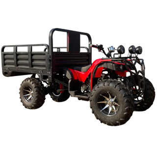 Big and small bull ATV with bucket, four-wheel all-terrain