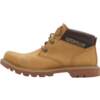 CAT Carter Autumn Men's Casual Work Boots Mid-top Couple Style Versatile Fashion Commuting Cow Leather Rhubarb Boots
