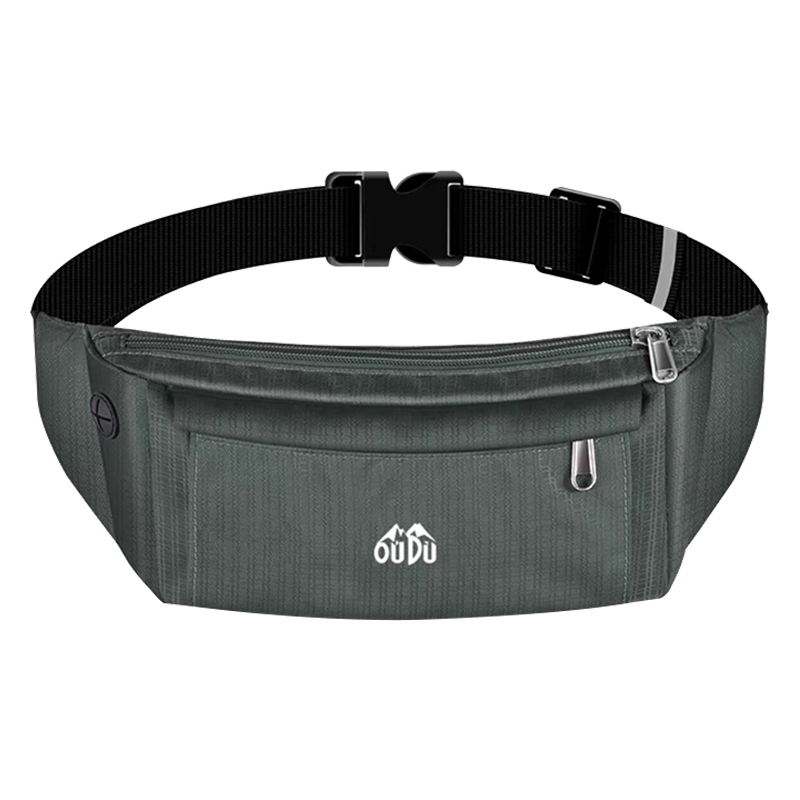 Three-pocket waist bag for men and women running mobile phone bag