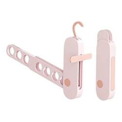Jialiya Travel Folding Clothes Hanger Portable Multifunctional Clothes Drying Rack for Travel and Business Trips Hotel Clothes Drying Magic Tool