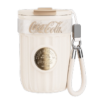 GERM Coca-Cola thermos coffee cup girls high-looking portable straw cup gift new cup for girls