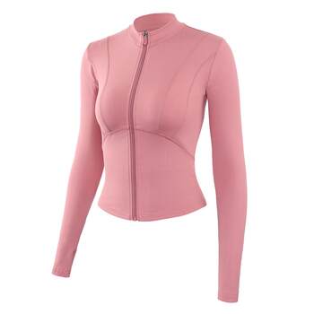 Yoga clothing autumn and winter new sports fashion slim jacket