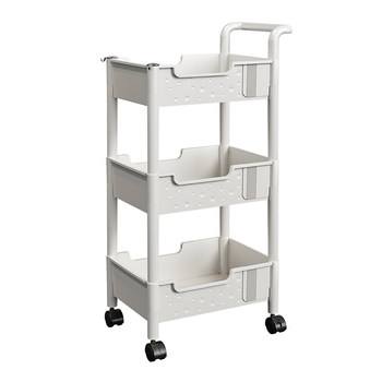 Thick extra large trolley storage rack multi-layer storage rack